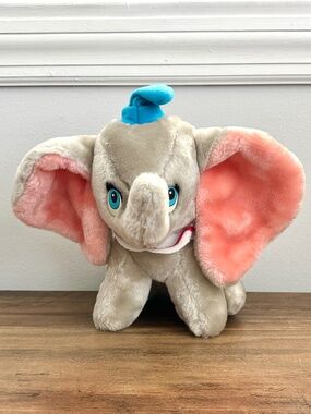 VINTAGE Dumbo Elephant Disneyland Disney World Parks Plush Stuffed Animal 1980's